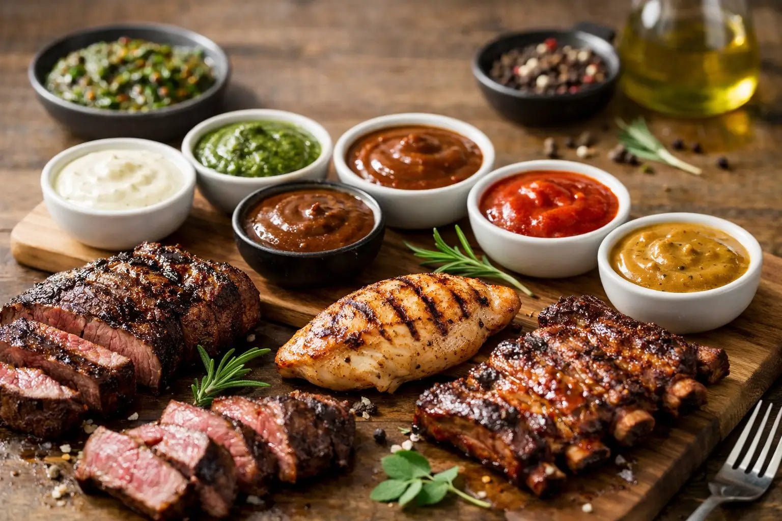 Cómo combinar salsas con carnes sin tapar su sabor - Salsas Trucho