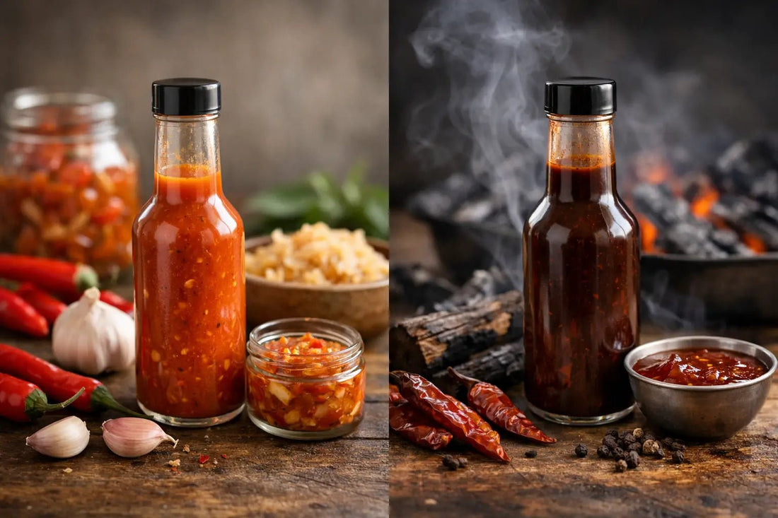 Diferencia entre salsa fermentada y ahumada - Salsas Trucho