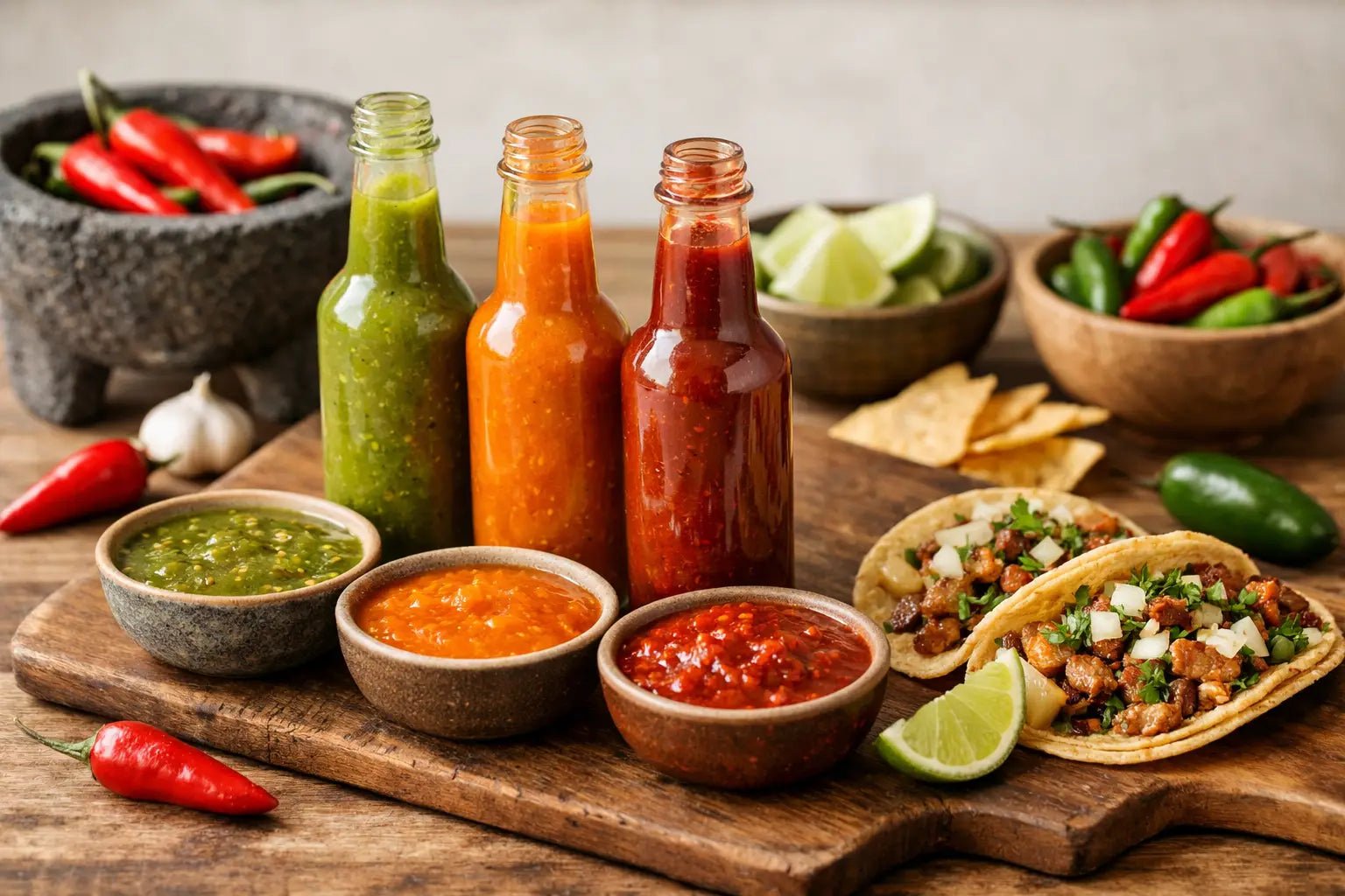 Mejor salsa picante para tacos: cuál elegir - Salsas Trucho