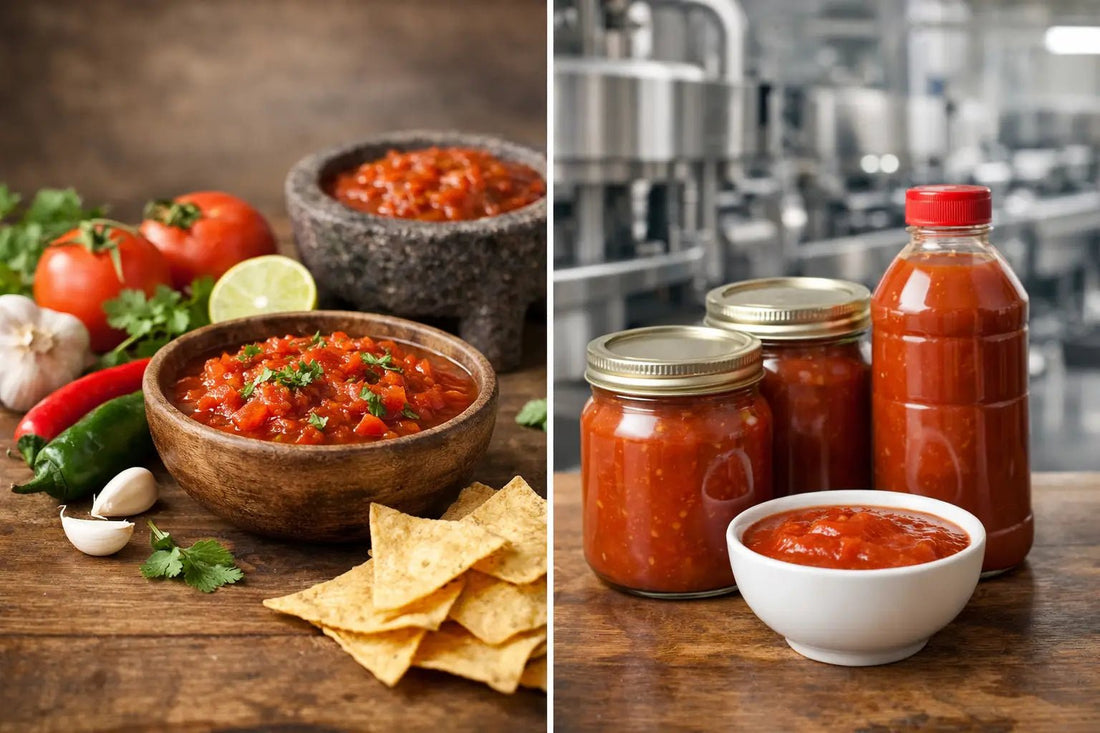 Salsa artesanal vs industrial: cuál elegir - Salsas Trucho