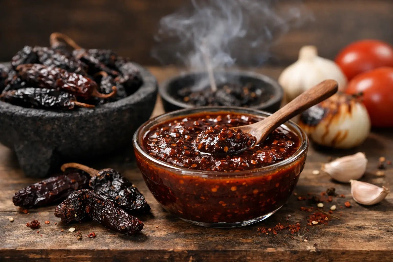 Salsa de chile morita ahumado: sabor con carácter - Salsas Trucho