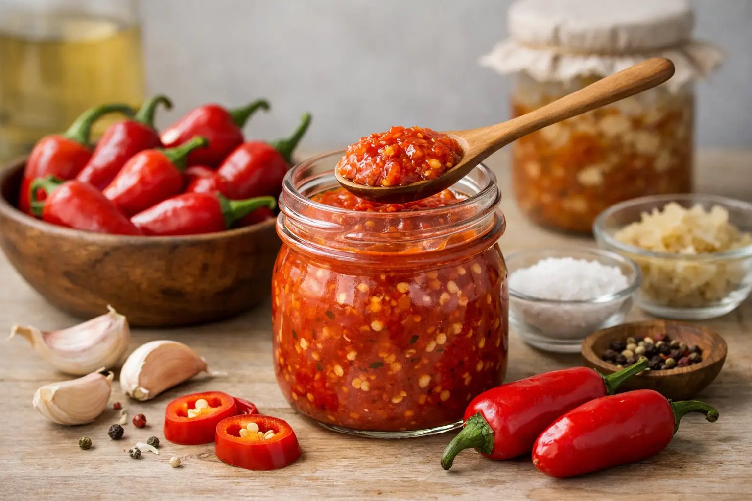 Salsa fermentada de jalapeño rojo - Salsas Trucho