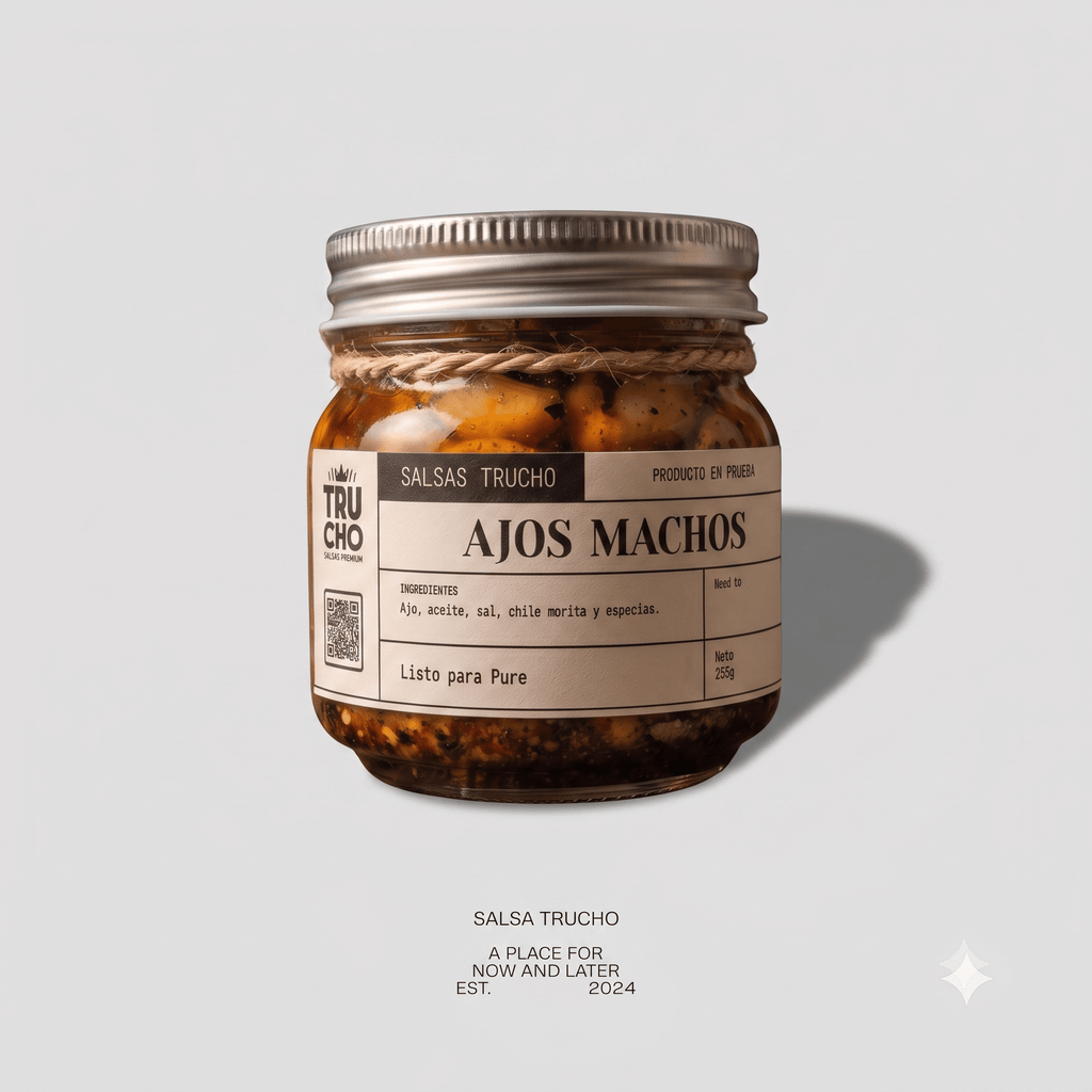 Ajos Machos Salsa Macha Chile Morita | Premium Artesanal - Salsas Trucho