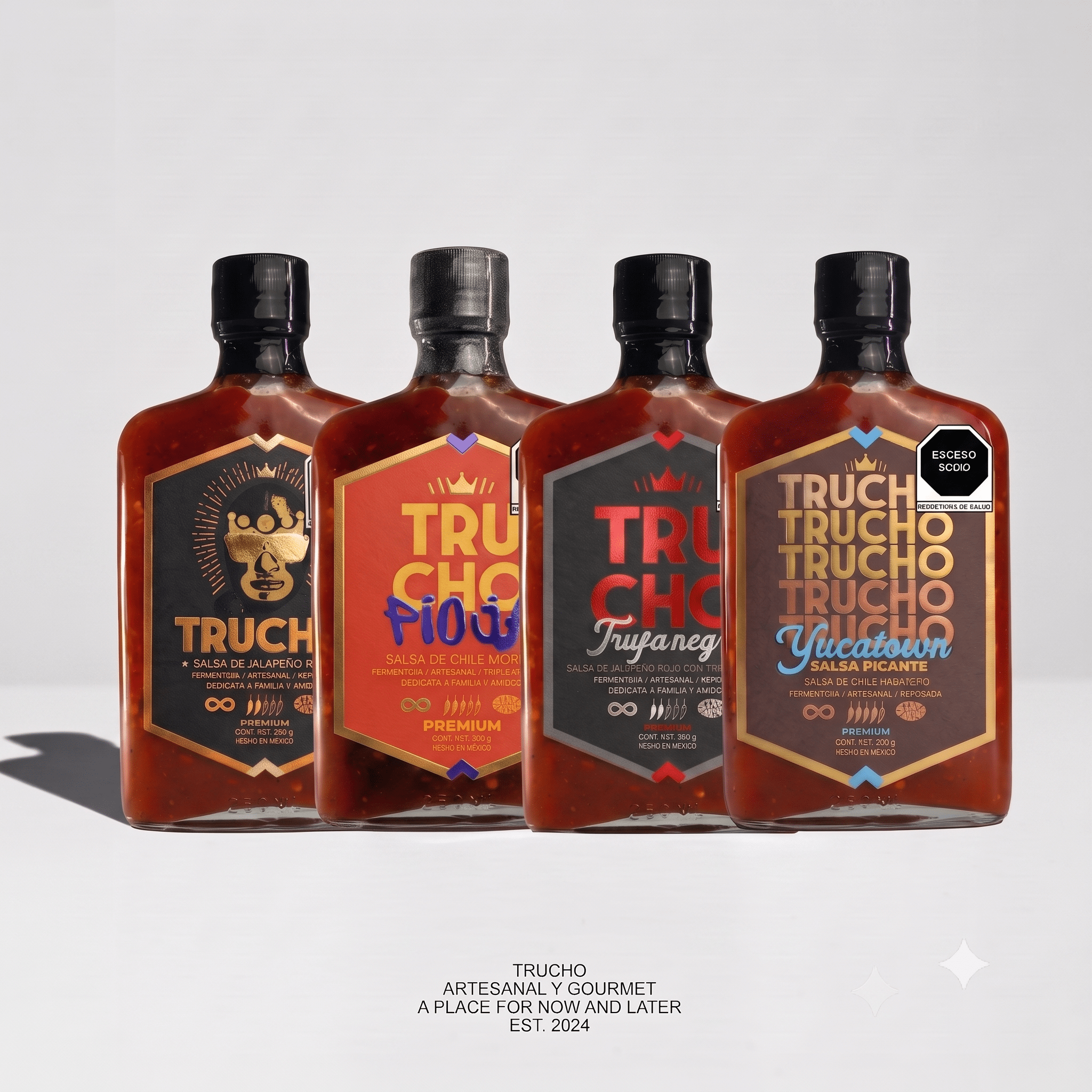 Bundle 4 / Las 4 imperdibles / Base de tu alacena / Salsas Premium - Salsas Trucho