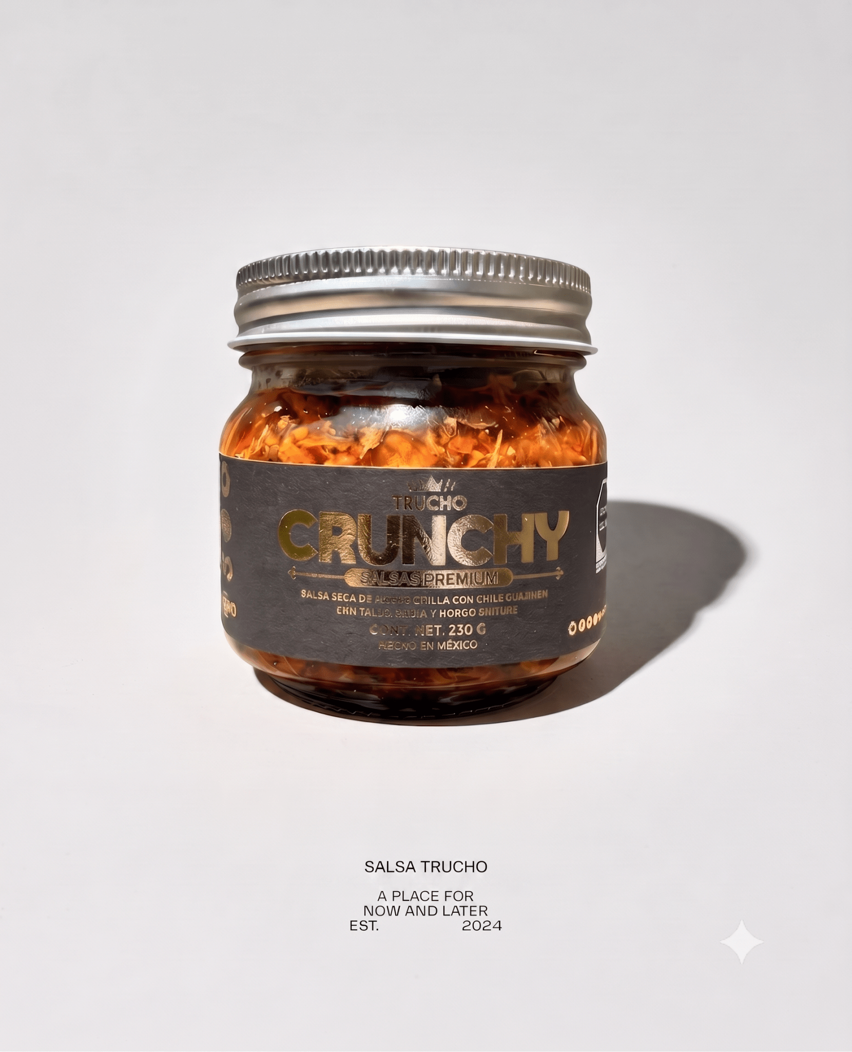 Crunchy Trucho Chiltepin | Picante Leve Crujiente y Trufada - Salsas Trucho