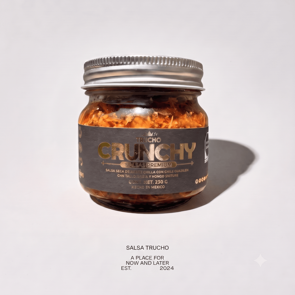 Crunchy Trucho Chiltepin | Picante Leve Crujiente y Trufada - Salsas Trucho
