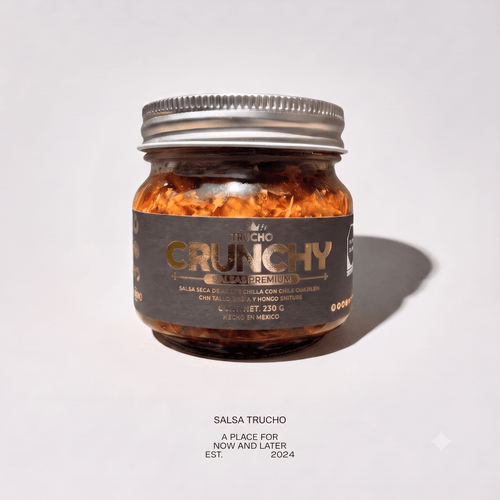 Crunchy Trucho Chiltepin | Picante Leve Crujiente y Trufada - Salsas Trucho