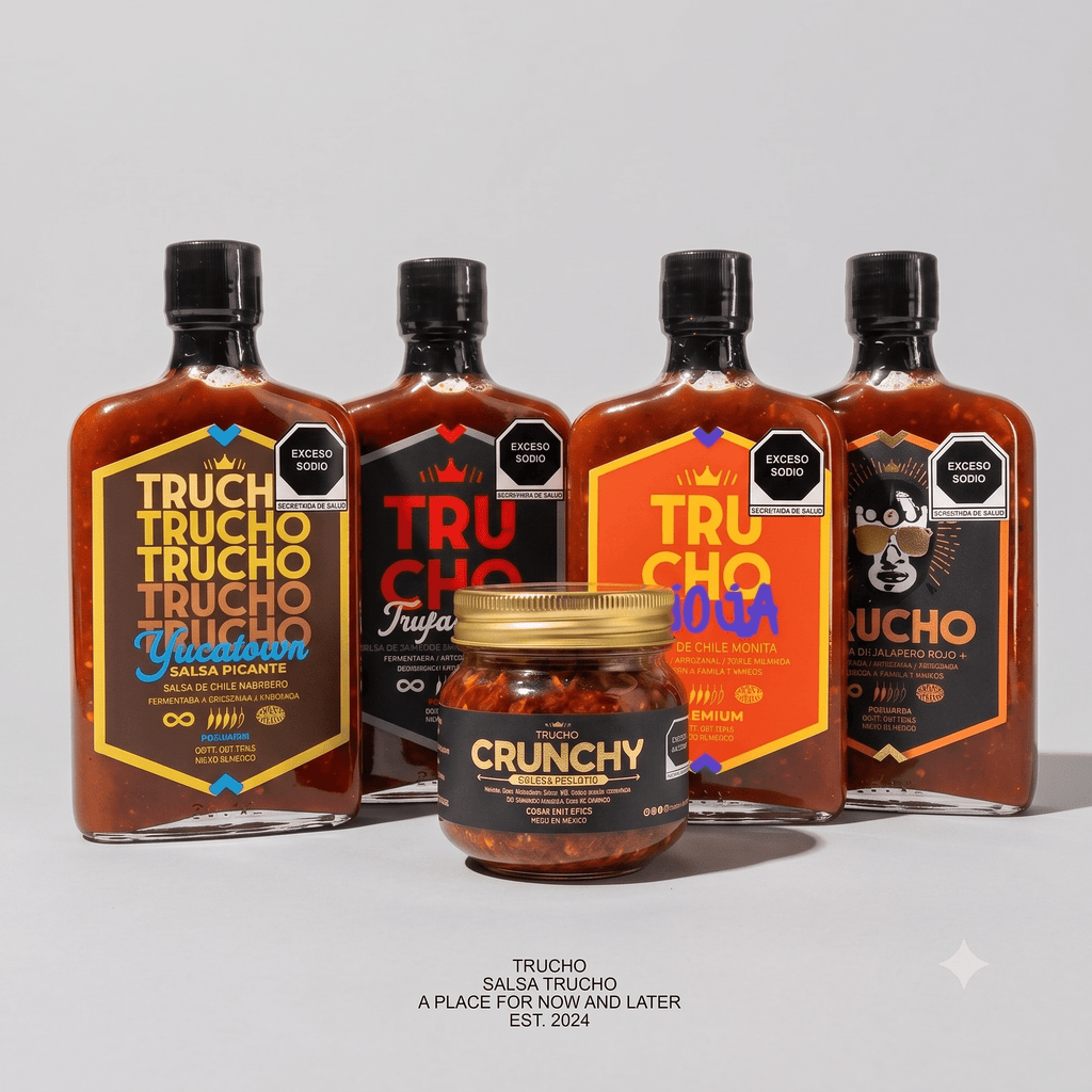 Gift Box Trucho 5 | Kit 5 Salsas Premium Fermentadas Artesanales - Salsas Trucho